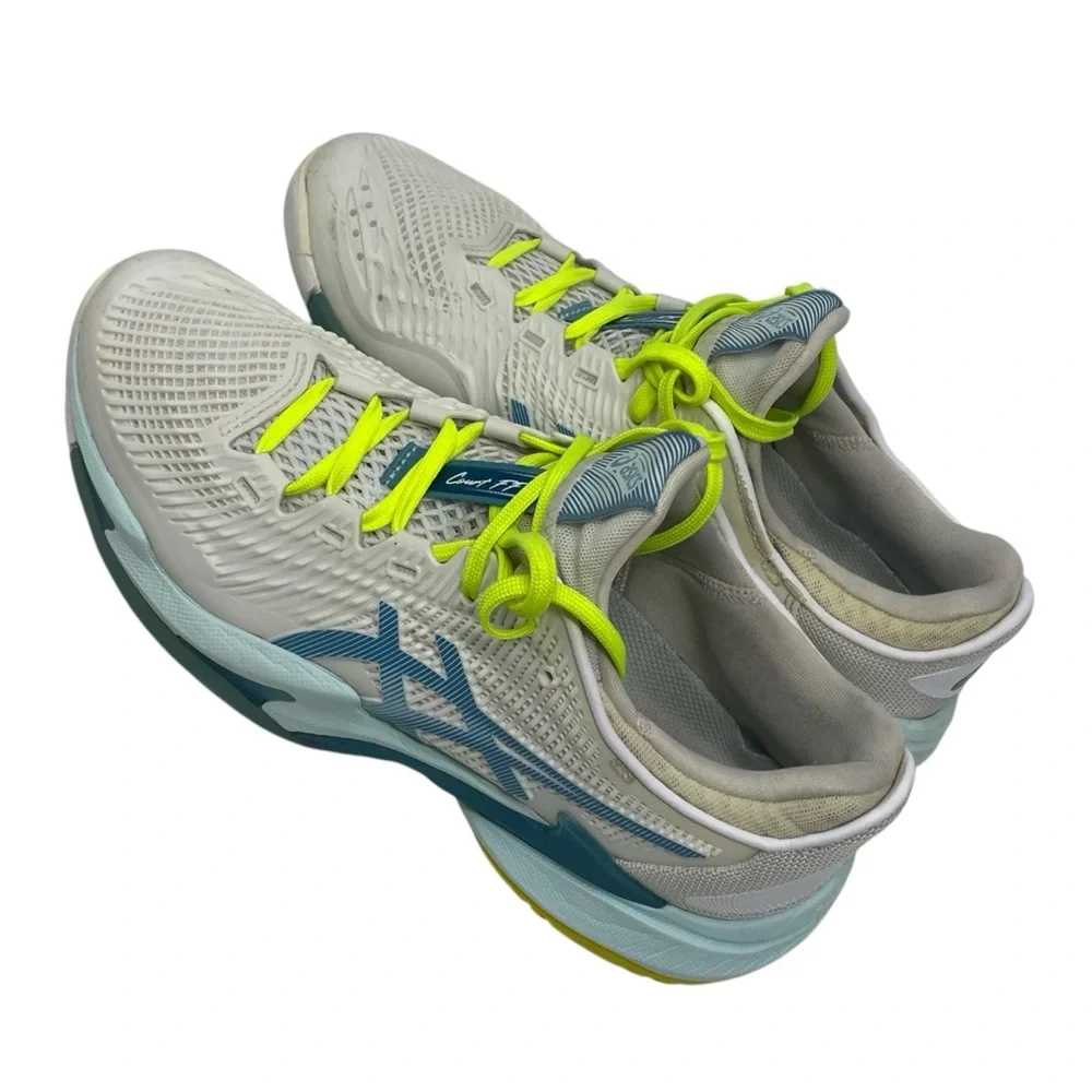 ASICS Wmns Court FF 3 White Soothing Sea‎ 1042A220-102 Women’s Size 8.5